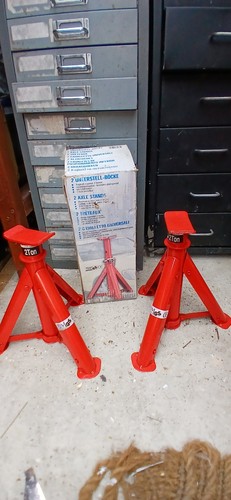 Axle stands pair tonne - axle,