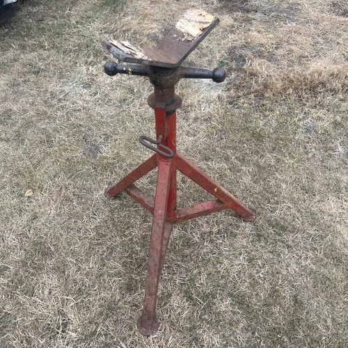 Vintage pipe welders stand - welders,